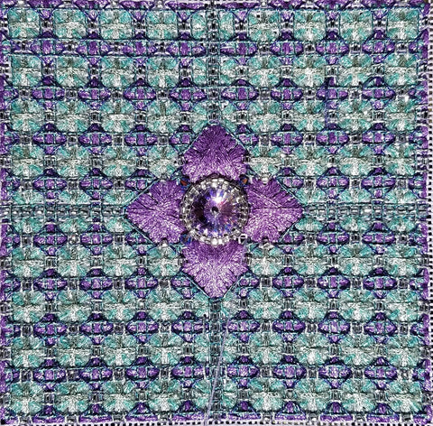 Fairy Dust Needle Case with Bezeled Swarovski Jewel